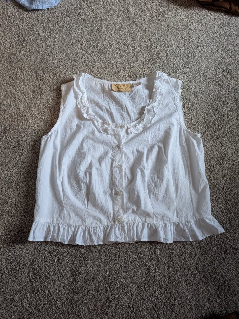 Vintage Prairie Cropped Tank Top